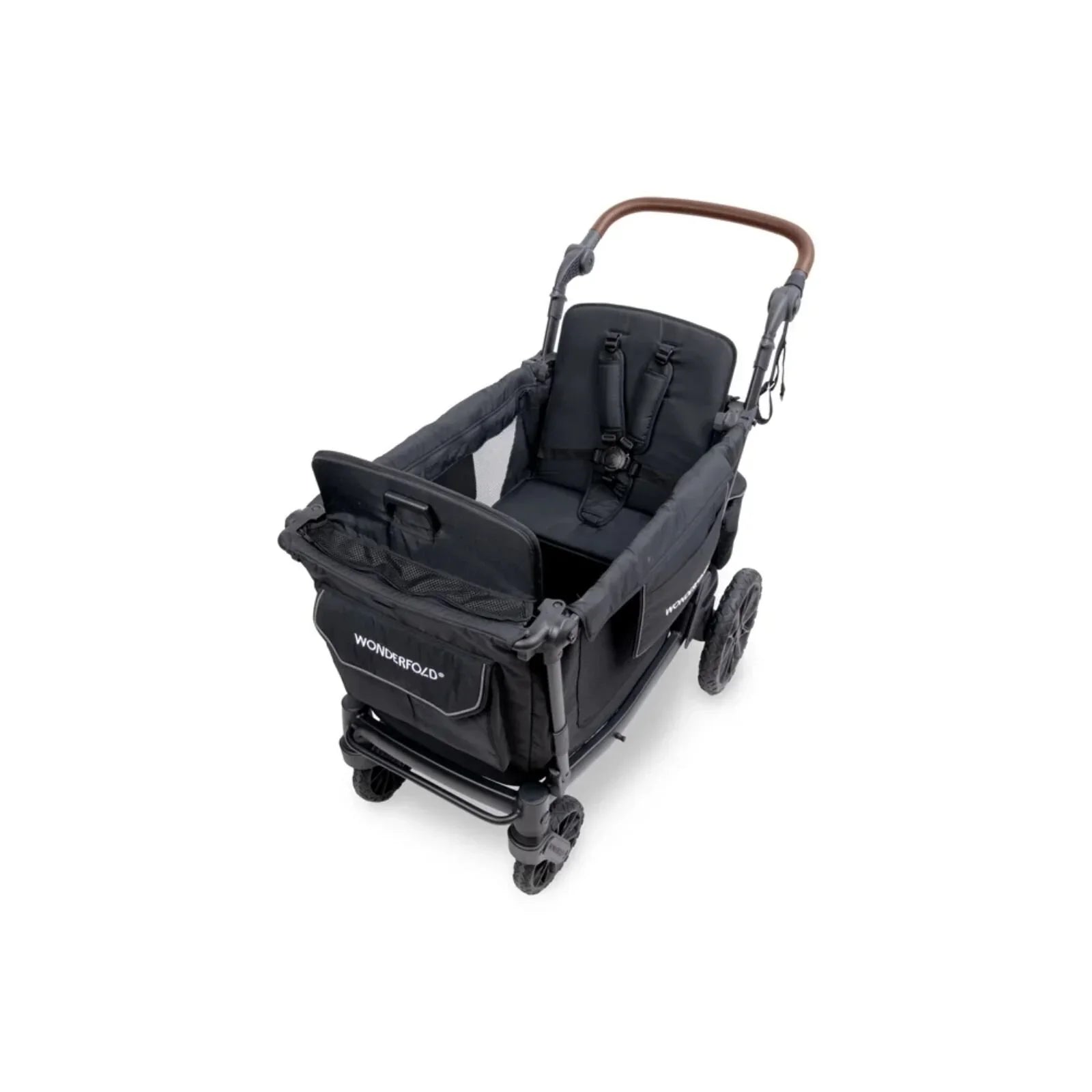 Wonderfold L2 Quad Stroller Wagon - Black
