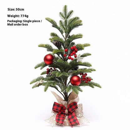 Christmas Decoration Upside Down Christmas Tree Horn Rattan Christmas Wreath