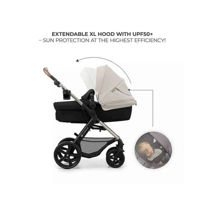 Kinderkraft Moov 2 3-in-1 Travel System - Grey