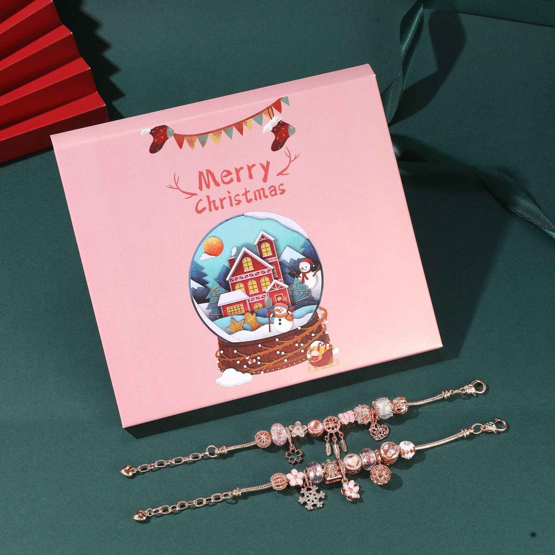 Christmas Diy Bracelet String Beads Blind Box New Year Valentine&