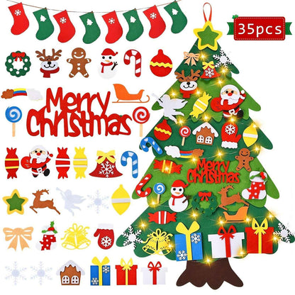 Felt Christmas Tree Or Snowman Holiday Decoration, Perfect For Homes, Classrooms, Offices, And Party Venues, Versatile Seasonal Decor, Festive Wall Art, Christmas Decorations, Best For Christmas, Ch