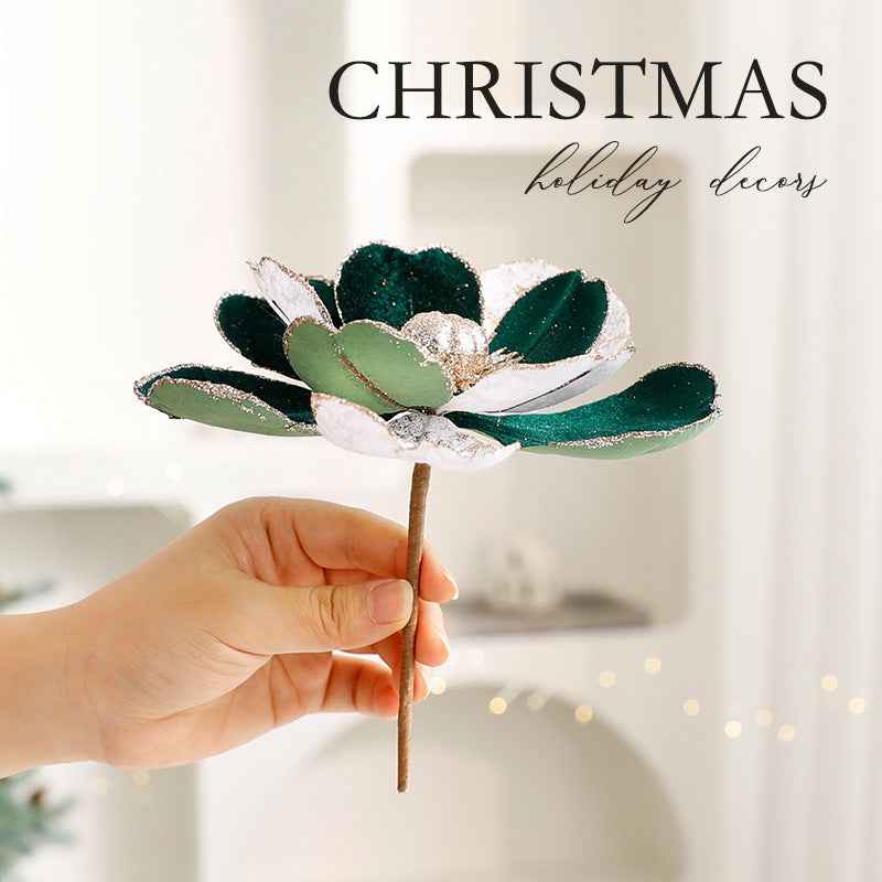 Christmas Flower Ornaments Christmas Tree Decorations