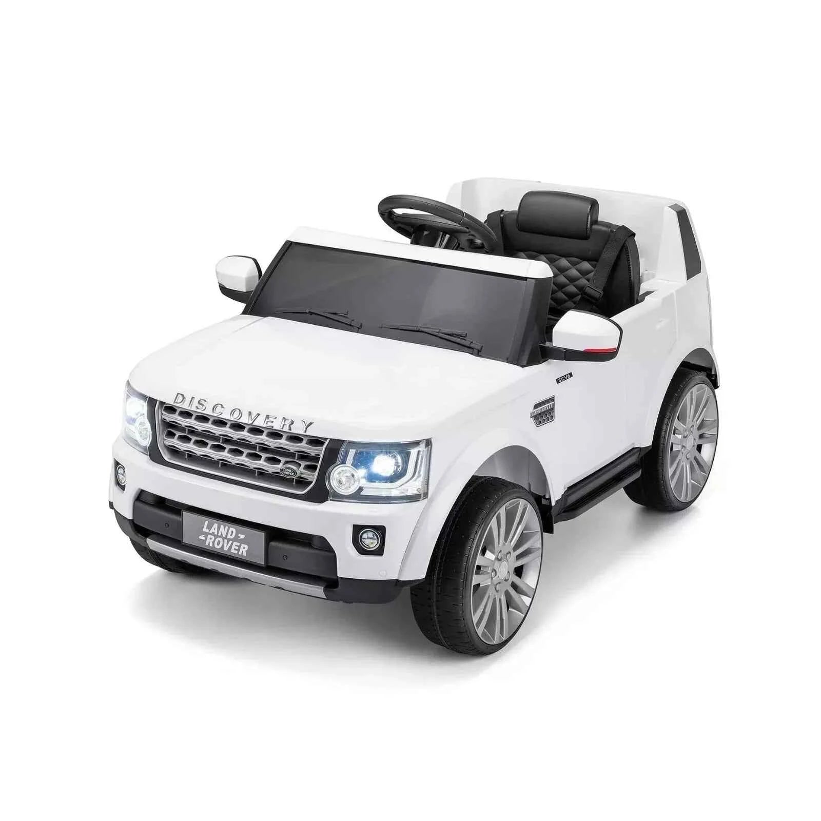 Xootz Landrover Discovery 12V Ride On Lithium - White
