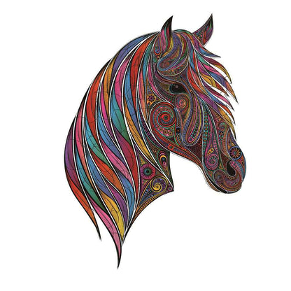 Each Piece Is Animal Shaped Christmas Gift Colorful Elephant Turtle Wooden Jigsaw Puzzles