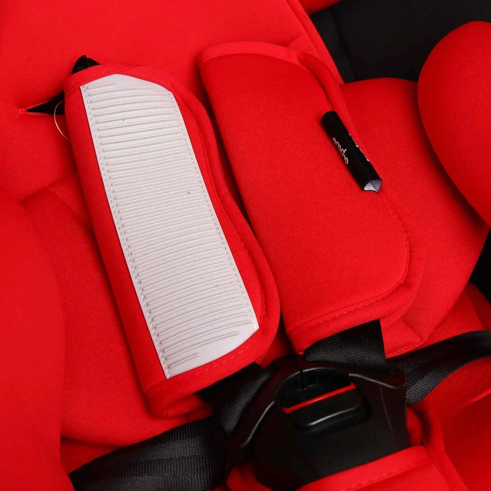 baby plus Orbitfix Group 0+/1/2/3 (Birth to 12 Years) Car Seat - Black Red