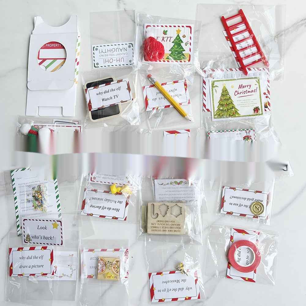 Christmas Gift Box 24-day Puzzle Christmas Countdown Cute Toy Decoration