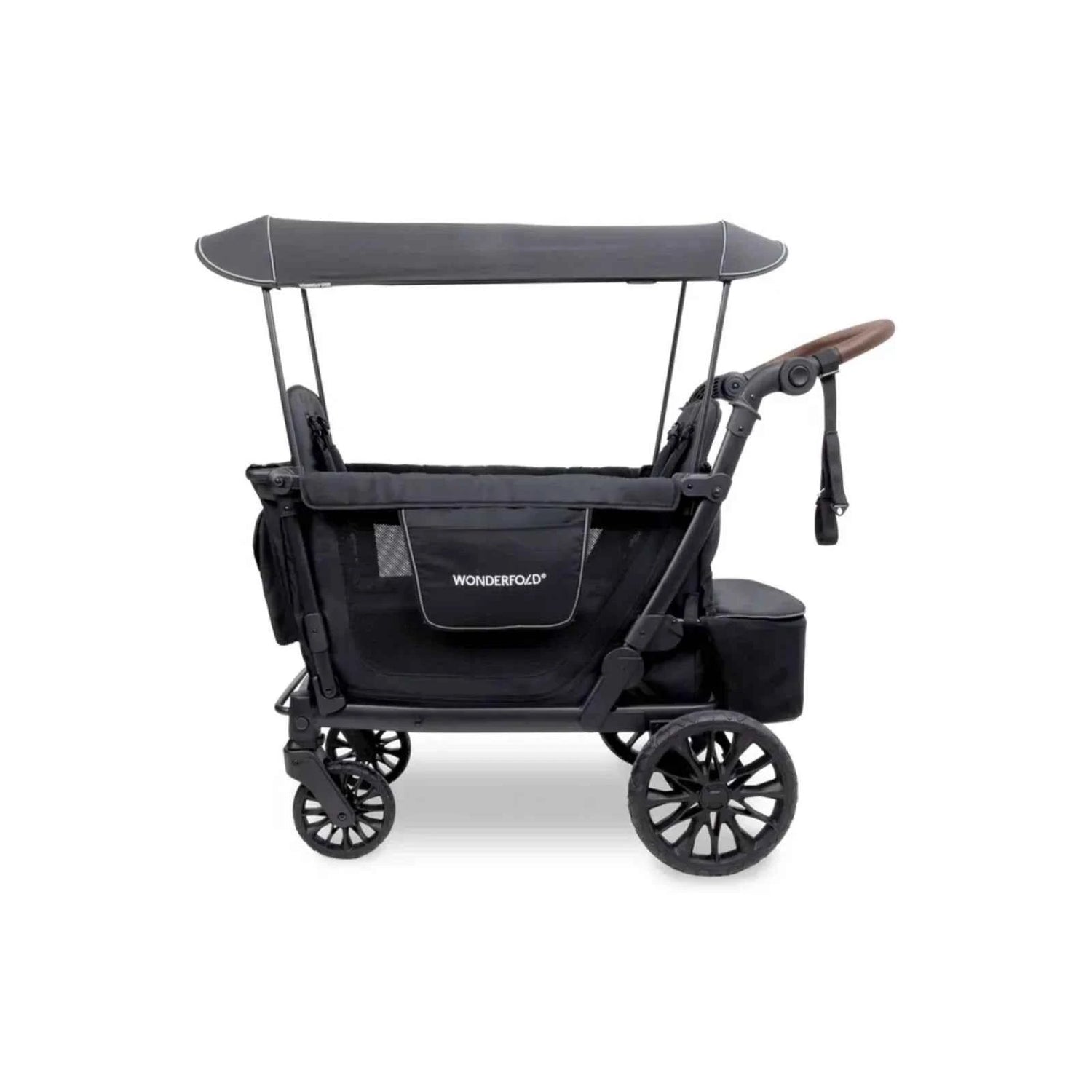 Wonderfold L2 Quad Stroller Wagon - Black