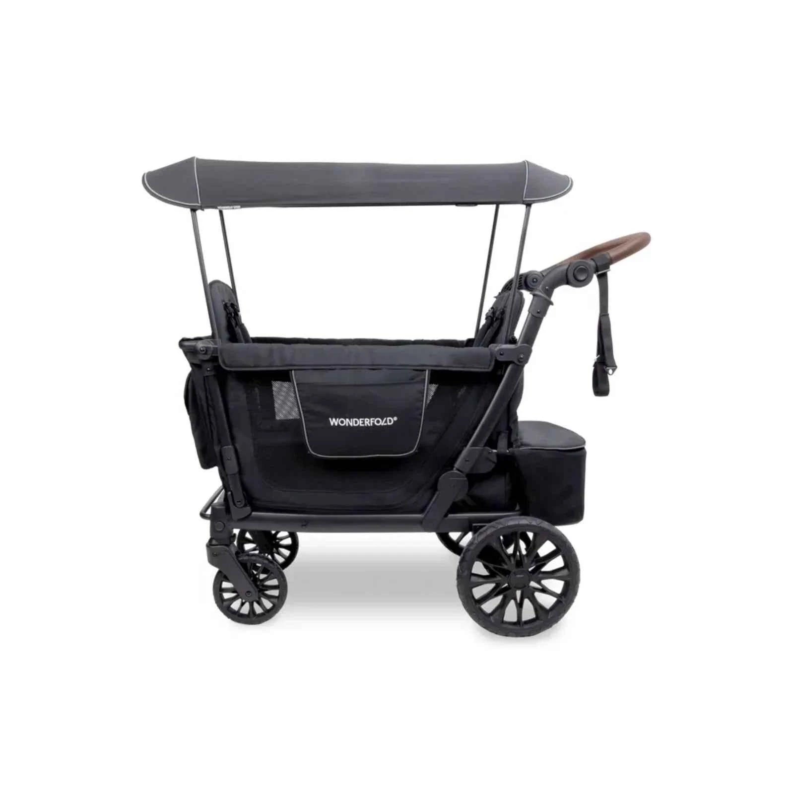 Wonderfold L2 Quad Stroller Wagon - Black