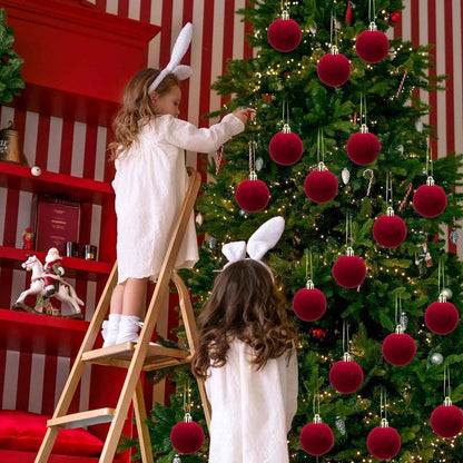 Plucked Silk Ball Christmas Decoration