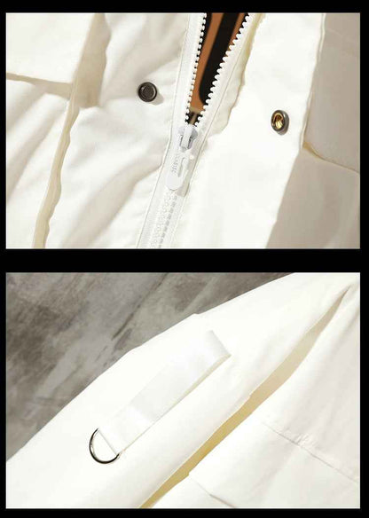 Oversized Cotton Jacket – Unisex Streetwear Outerwear