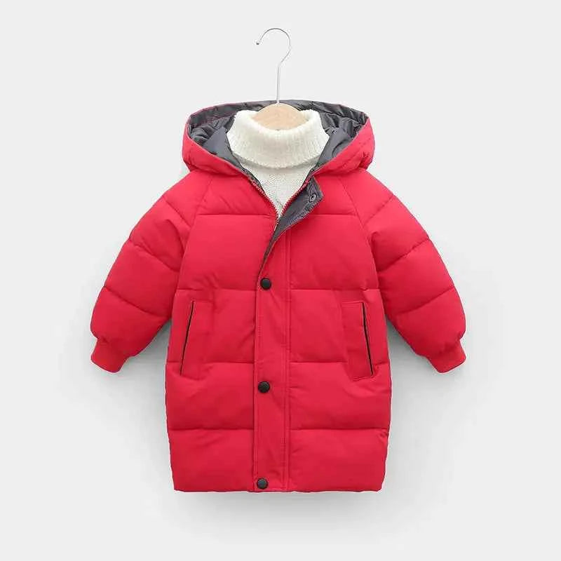 Kids Hooded Puffer Jacket, Thick Winter Cotton Coat for Boys &amp; Girls (1–10 Years)