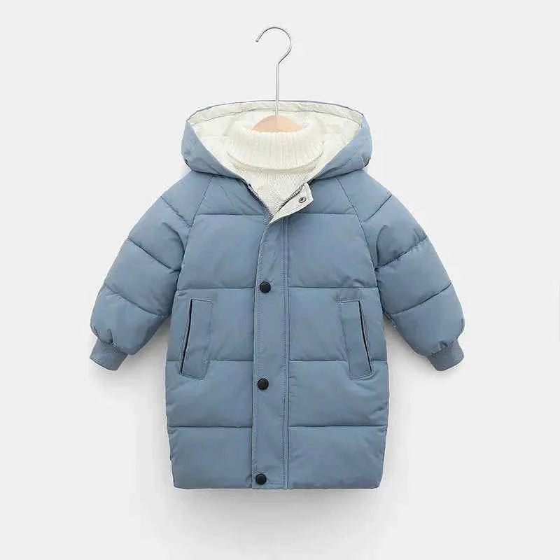Kids Hooded Puffer Jacket, Thick Winter Cotton Coat for Boys &amp; Girls (1–10 Years)