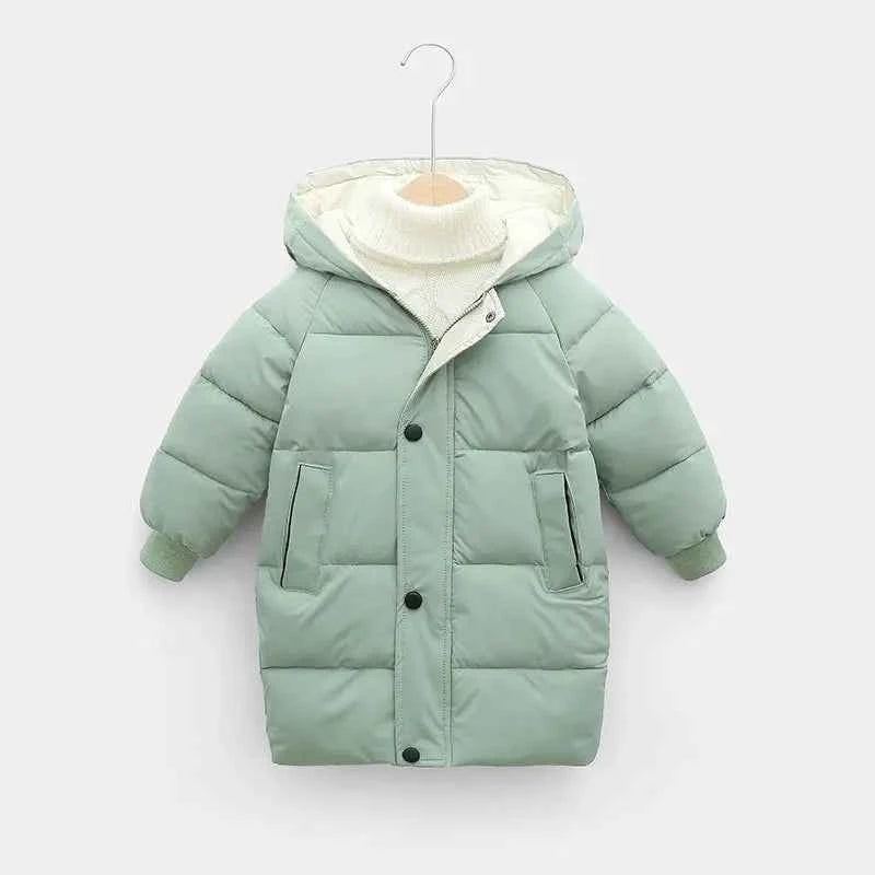 Kids Hooded Puffer Jacket, Thick Winter Cotton Coat for Boys &amp; Girls (1–10 Years)