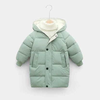 Kids Hooded Puffer Jacket, Thick Winter Cotton Coat for Boys &amp; Girls (1–10 Years)