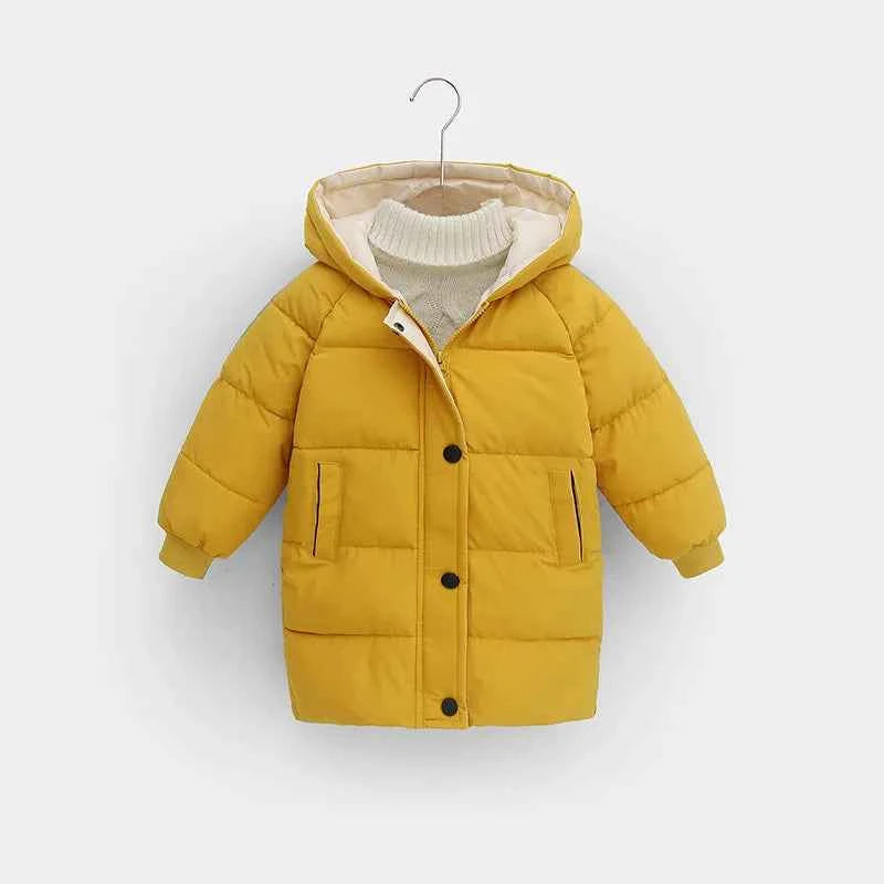 Kids Hooded Puffer Jacket, Thick Winter Cotton Coat for Boys &amp; Girls (1–10 Years)