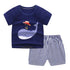 Kids’ Unisex Two-pieces Summer Suit, Summer T-shirt and Shorts