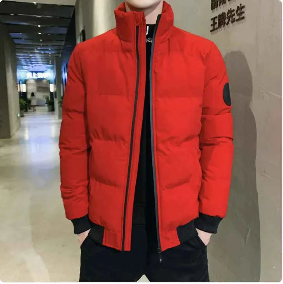 Men’s Cotton Winter Jacket – Warm Korean Style Puffer Coat
