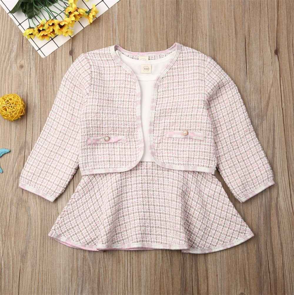 Long-sleeved Two-pieces Baby Girls&