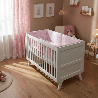 FORREST 3 Piece Reversible Cot Bed Set – Organic Cotton Baby Bedding - Meadowland