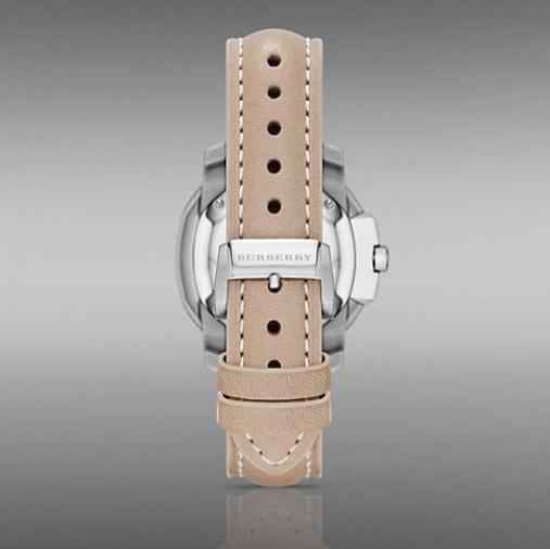 Burberry The Britain Brown Dial Brown Leather Strap Watch for Women - BBY1700