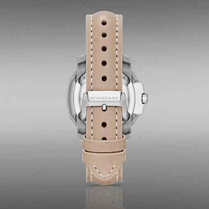 Burberry The Britain Brown Dial Brown Leather Strap Watch for Women - BBY1700