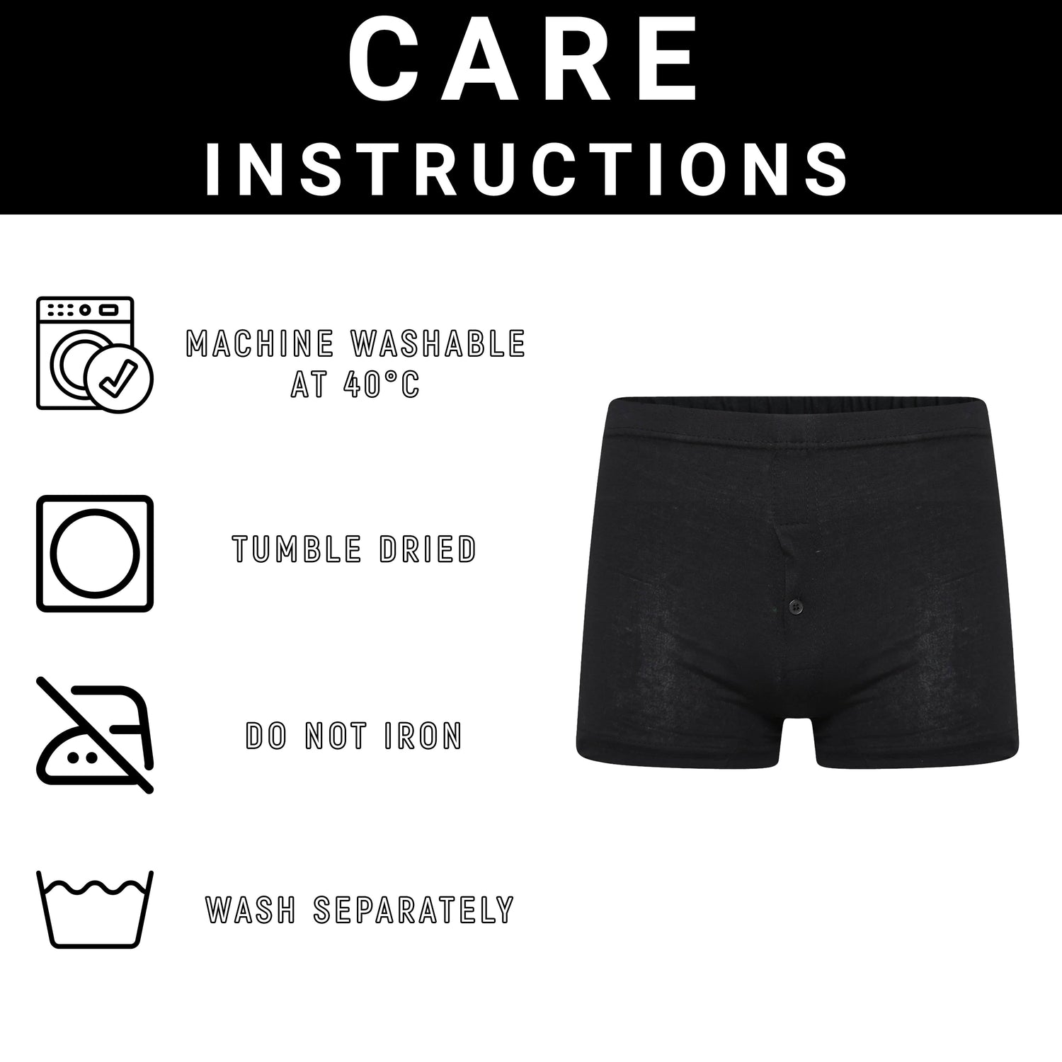 Pack Of 6 Mens Jersey Boxer Shorts Cotton Rich Classic Fit Breathable Button Fly Design Men Boxers Underwear by Sock Stack