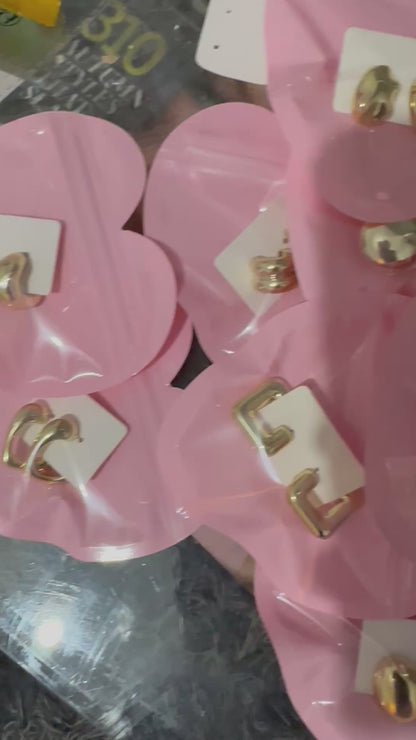 Gold earrings,assorted styles