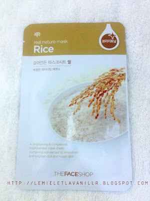 THE FACE SHOP Real Nature Face Mask with Rice Extract