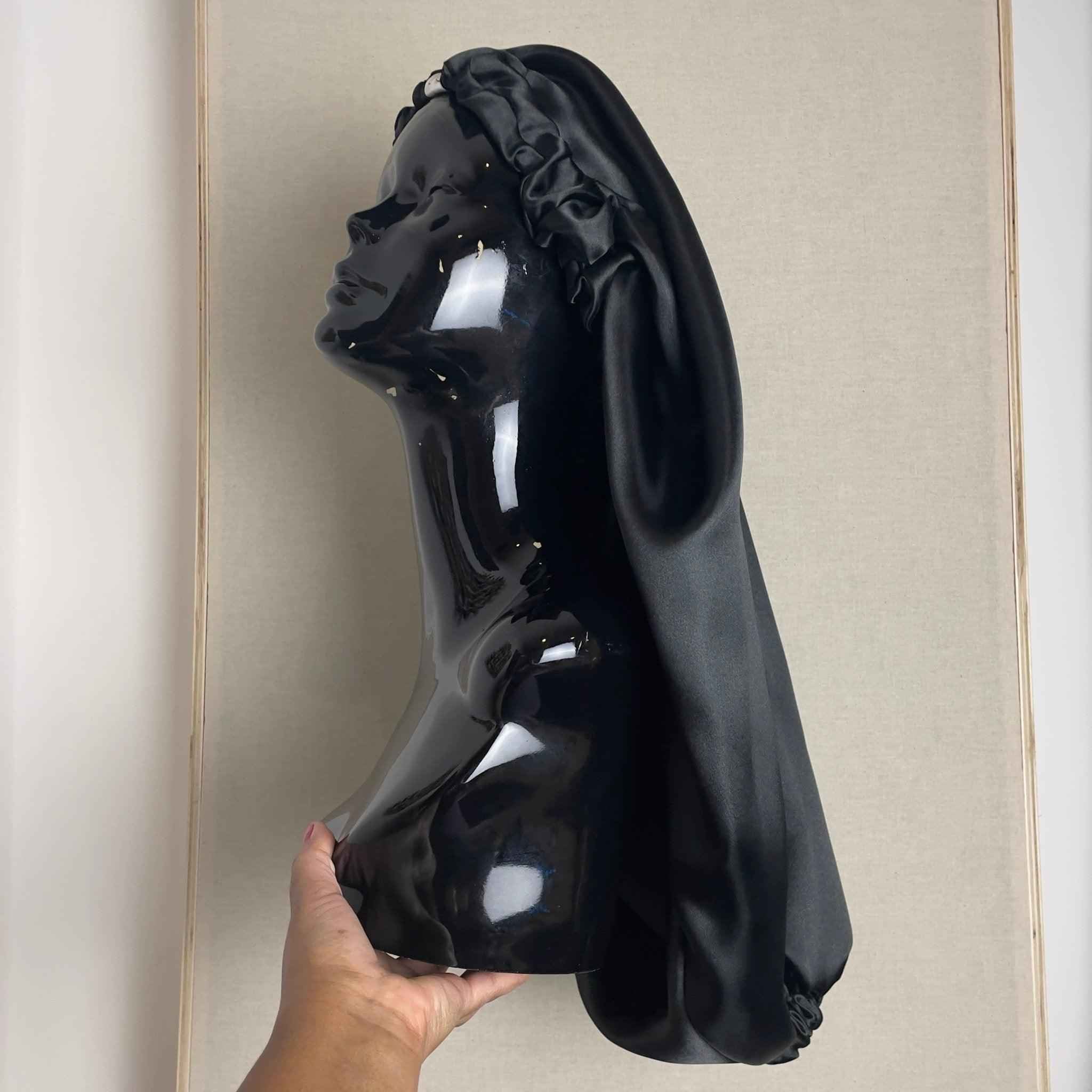 Reversible Satin Bonnet for Braids - Dual Color, Extra Large