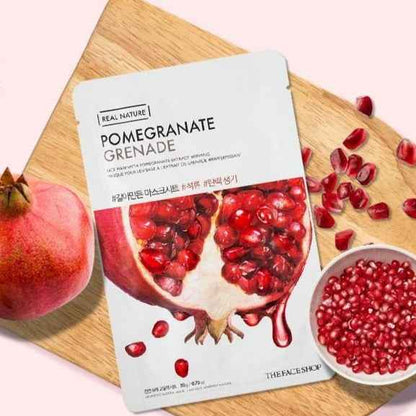 THE FACE SHOP Real Nature Pomegranate Sheet Mask