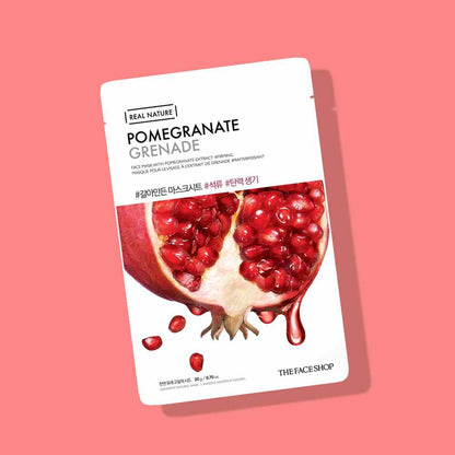 THE FACE SHOP Real Nature Pomegranate Sheet Mask