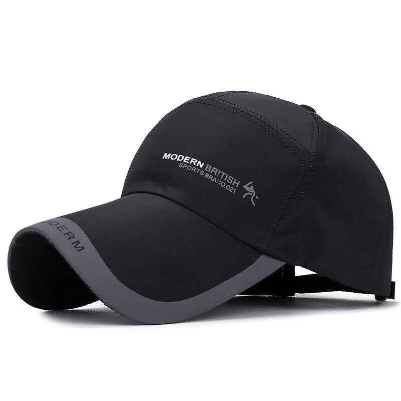 Baseball Caps Hat Mens Women Black sports Cap Adjustable Casual Summer Hats ~