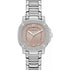 Burberry The Britain Diamonds Brown Dial Silver Steel Strap Watch for Women - BBY1803
