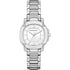 Burberry The Britain Silver Dial Silver Steel Strap Watch for Women - BBY1703